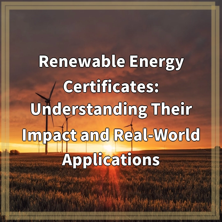 Renewable Energy Certificates: Understanding Their Impact and Real-World Applications