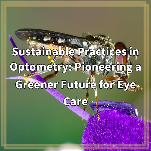 Sustainable Practices in Optometry: Pioneering a Greener Future for Eye Care