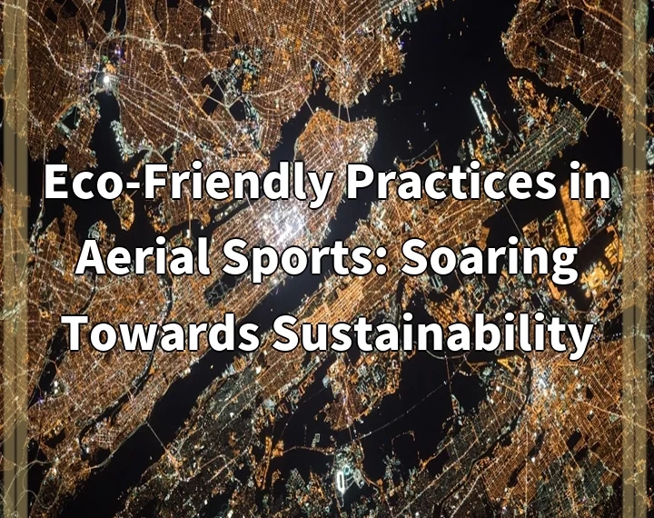 Eco-Friendly Practices in Aerial Sports: Soaring Towards Sustainability