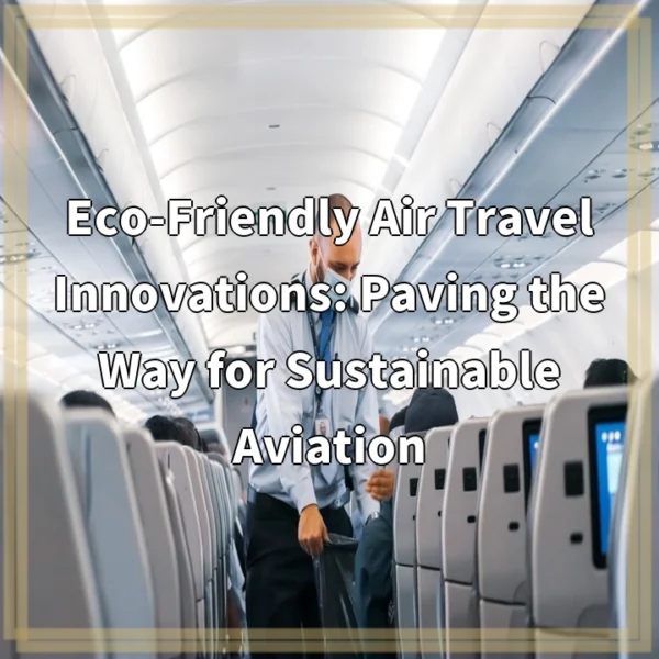 Eco-Friendly Air Travel Innovations: Paving the Way for Sustainable Aviation