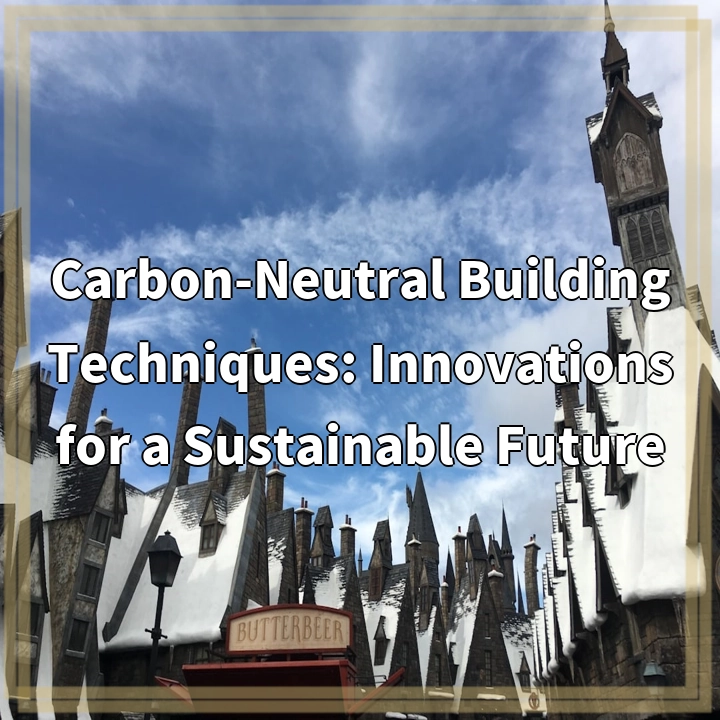 Carbon-Neutral Building Techniques: Innovations for a Sustainable Future