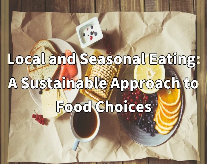 Local and Seasonal Eating: A Sustainable Approach to Food Choices