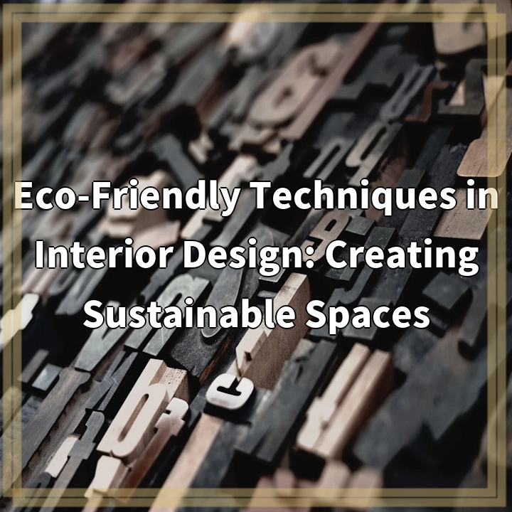 Eco-Friendly Techniques in Interior Design: Creating Sustainable Spaces