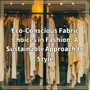 Eco-Conscious Fabric Choices in Fashion: A Sustainable Approach to…