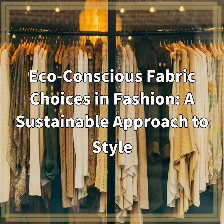 Eco-Conscious Fabric Choices in Fashion: A Sustainable Approach to Style