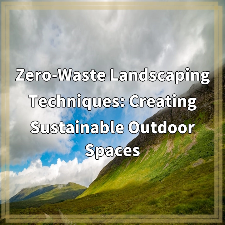 Zero-Waste Landscaping Techniques: Creating Sustainable Outdoor Spaces