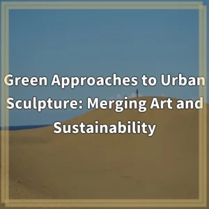 Green Approaches to Urban Sculpture: Merging Art and Sustainability