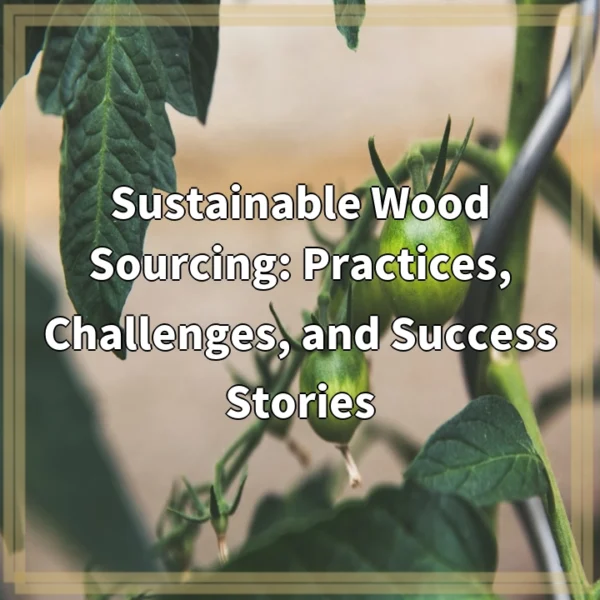 Sustainable Wood Sourcing: Practices, Challenges, and Success Stories