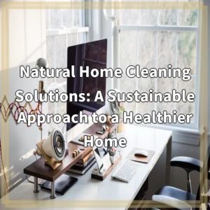 Natural Home Cleaning Solutions: A Sustainable Approach to a…