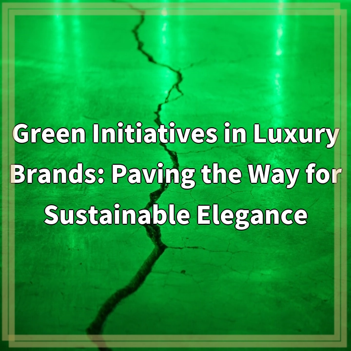 Green Initiatives in Luxury Brands: Paving the Way for Sustainable Elegance