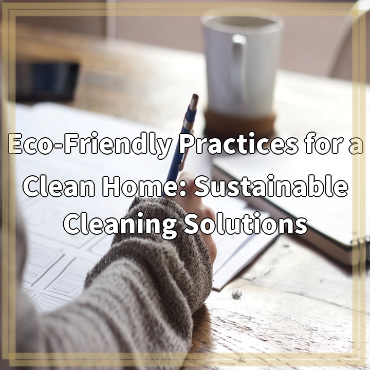 Eco-Friendly Practices for a Clean Home: Sustainable Cleaning Solutions