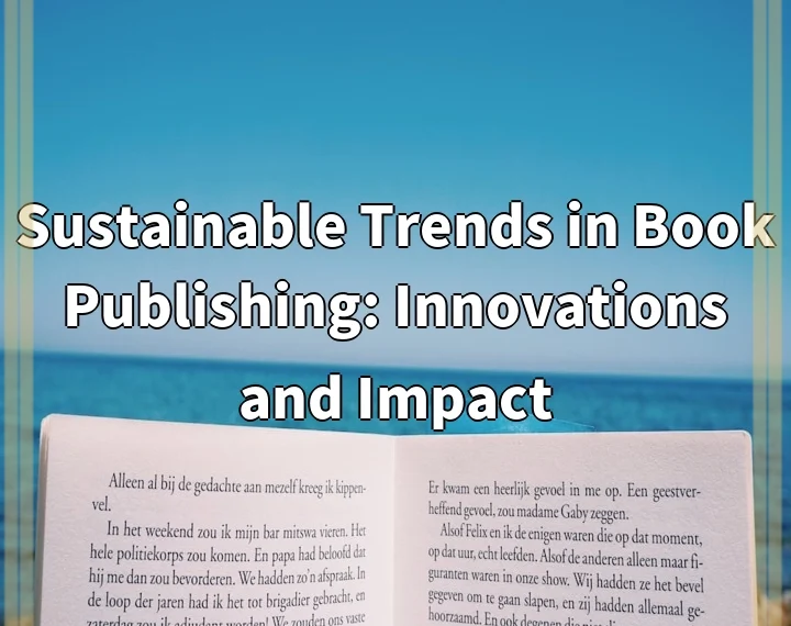 Sustainable Trends in Book Publishing: Innovations and Impact