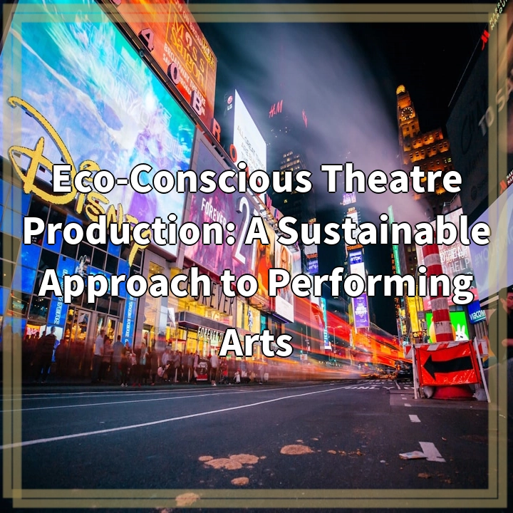 Eco-Conscious Theatre Production